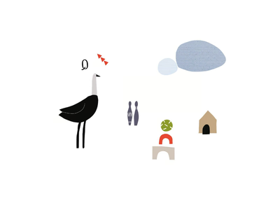 EMU - Kids wall sticker _ Nidi