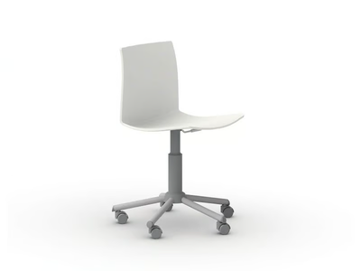 JOIN - Height-adjustable chair with 5-spoke base _ Nidi