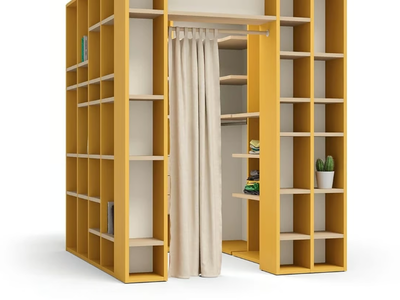 LOOP SYSTEM - Fabric curtain _ Nidi