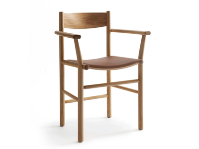 AKADEMIA ARMREST - Solid wood chair with armrests _ Nikari