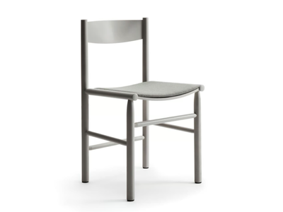 AKADEMIA - Upholstered solid wood chair open back _ Nikari