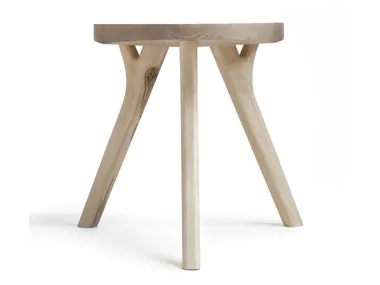 AUGUST INDUSTRY - Low wooden stool _ Nikari
