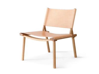 DECEMBER CHAIR - Leather easy chair _ Nikari