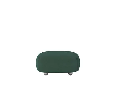 OUVERTURE - Square fabric pouf _ Nilo