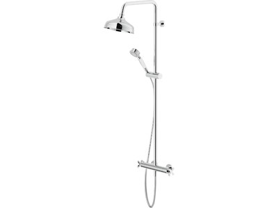 CARLOS PRIMERO - Thermostatic shower panel with overhead shower _ Nobili