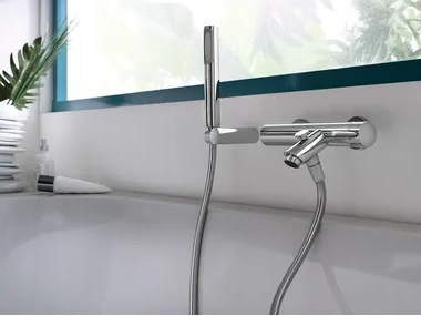 LIVE - Wall-mounted single handle bathtub mixer _ Nobili