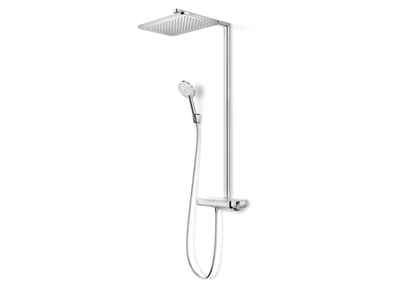 PLAIN - Wall-mounted thermostatic shower panel _ Nobili