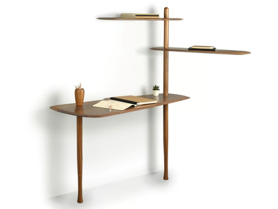 UNICA - Walnut secretary desk _ nomon