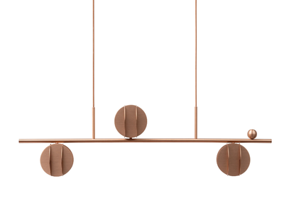 EL HORIZONTAL CS1 - LED copper pendant lamp _ NOOM