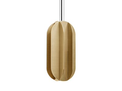 EL LARGE CS1 - LED brass pendant lamp _ NOOM