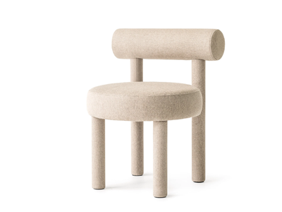 GROPIUS CS1 - Upholstered fabric chair open back _ NOOM