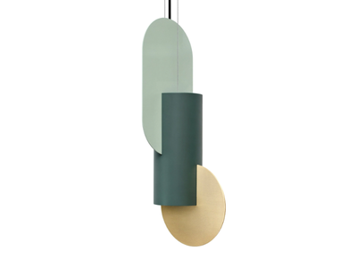 SUPREMATIC ONE CS5 - LED brass pendant lamp _ NOOM