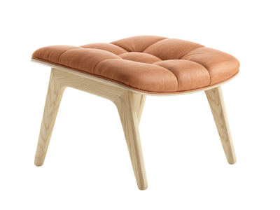 MAMMOTH - Leather footstool _ NORR11