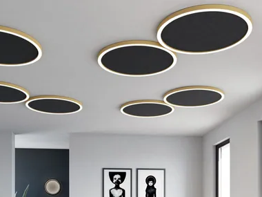 HALOS ACOUSTIC - LED acoustic wall lamp _ Novalux