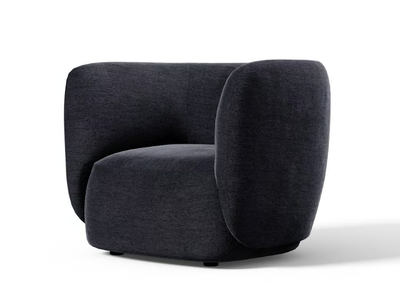 BLOSSOM - Fabric armchair with removable cover with armrests _ Novamobili