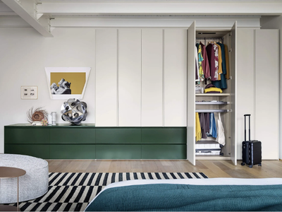 GOLA - Sectional wardrobe with drawers _ Novamobili