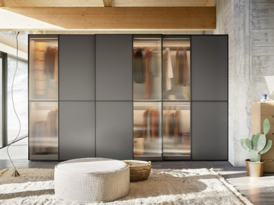 LAYER - Wardrobe with sliding doors _ Novamobili