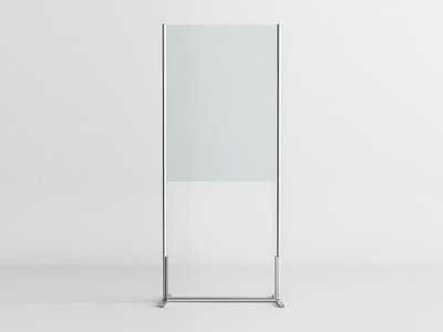 BESAFE WALL - Free standing glass and aluminium screen _ NOVELLINI