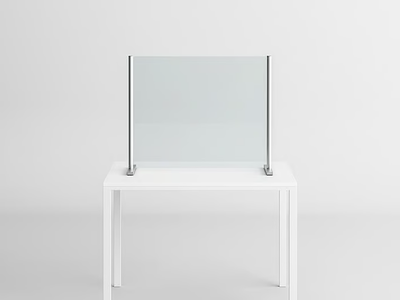 BESAFE WALL - Glass and aluminium desktop screen _ NOVELLINI