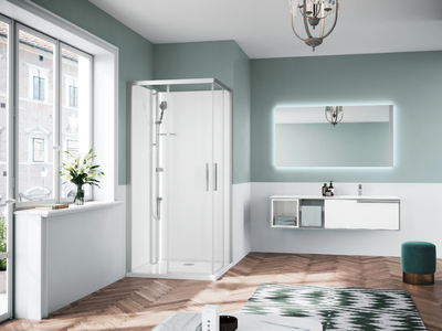GLAX 1 2.0 A - Multifunction corner shower cabin _ NOVELLINI