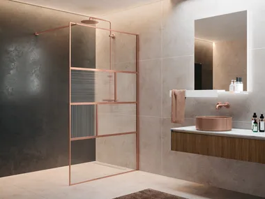 HC ART - Rectangular glass Walk in shower _ NOVELLINI