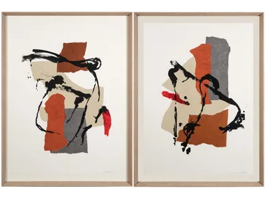 Argos I & II - Paper Painting _ NOVOCUADRO ART COMPANY