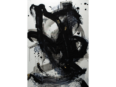 AZABACHE - Canvas Painting _ NOVOCUADRO ART COMPANY