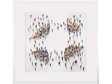 Meeting I - Wooden Painting _ NOVOCUADRO ART COMPANY