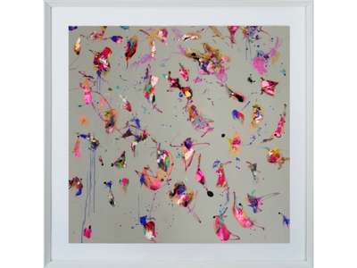 VIOLET RAINBOW - Paper Painting _ NOVOCUADRO ART COMPANY