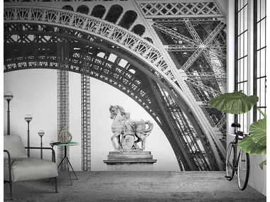 BLACK & WHITE / EIFFEL - Landscape wallpaper _ N.O.W. Edizioni