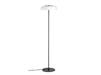 BLOSSI BLACK - LED opal glass floor lamp _ Nuura