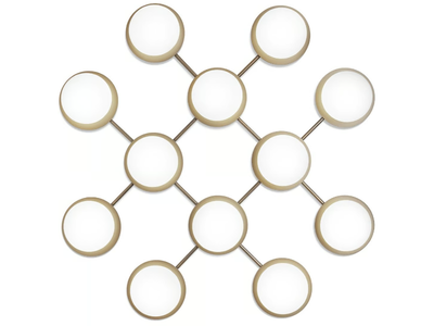 LIILA 12 OPAL - Blown glass wall lamp / ceiling lamp _ Nuura