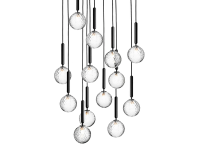 MIIRA 13 OPTIC - Blown glass pendant lamp _ Nuura