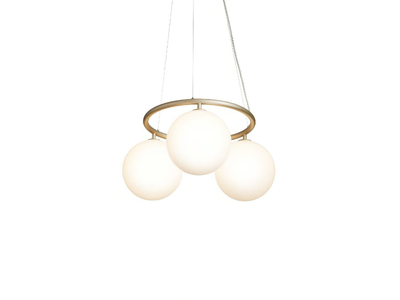 MIIRA 3 CIRCULAR - LED glass chandelier _ Nuura