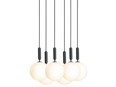 MIIRA 6 OPAL - Blown glass pendant lamp _ Nuura