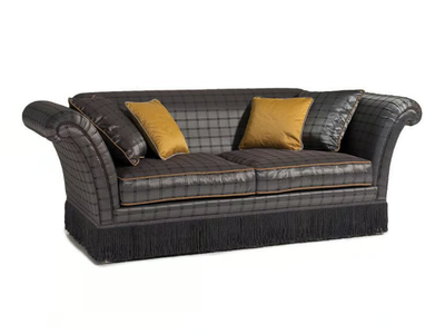 MG3263/1 - Tufted 3 seater fabric sofa _ OAK