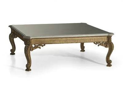 MG4017 - Rectangular marble coffee table _ OAK