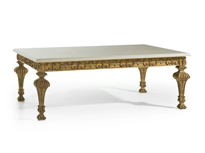 MG4087 - Rectangular marble coffee table _ OAK