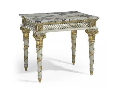 MG4128 - Lacquered rectangular marble coffee table _ OAK