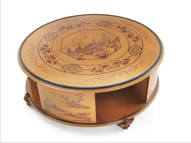 MG4347/LUC - Round wooden coffee table _ OAK
