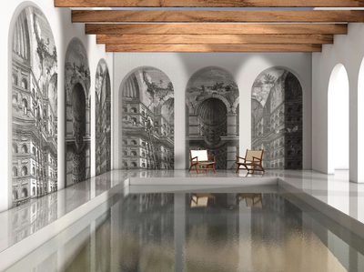 ARCO SCENOGRAPHIA ROMANA - Wall tiles / wallpaper _ Officinarkitettura®