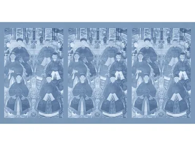 DINASTIA CINESE BLUE - Wallpaper / wall tiles _ Officinarkitettura®