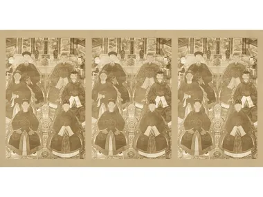 DINASTIA CINESE SEPPIA - Wallpaper / wall tiles _ Officinarkitettura®