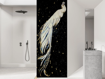 PEACOCK IN SPACE - Indoor Kerlite® wall tiles _ Officinarkitettura®