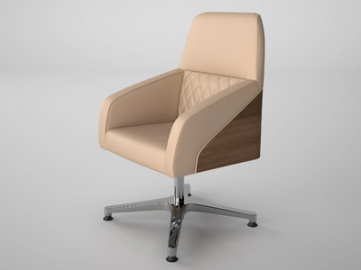 BAND - Medium backrest executive chair with aluminum base _ Ofifran