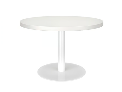 COMMON ELEMENTS - Round melamine-faced chipboard meeting table _ Ofifran
