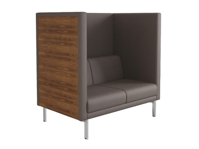 GALLERY - 2 seater high-back leather sofa _ Ofifran