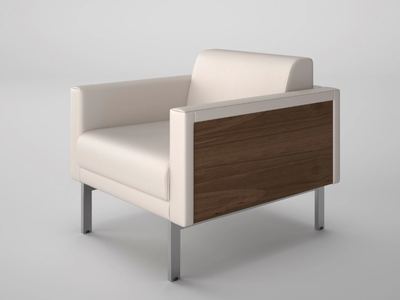 GALLERY - Leather armchair with armrests _ Ofifran