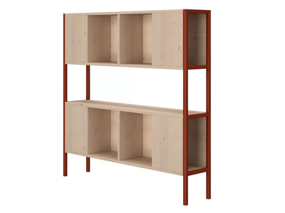 PIEM - Open freestanding wooden office shelving _ Ofifran