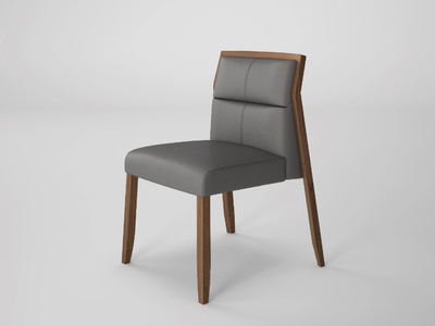 SQUARE - Upholstered leather office chair _ Ofifran